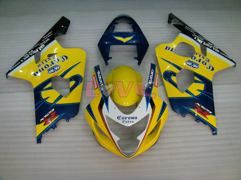 Corona MOTUL - Yellow Black Fairings and Bodywork For 2004-2005 GSX-R600 #LF6671
