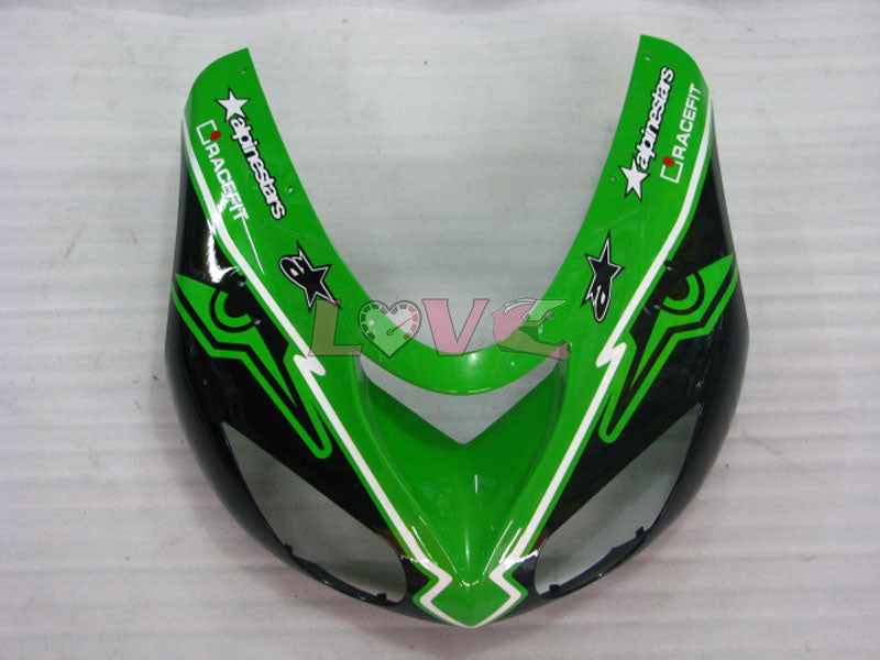 Factory Style - Green Black Fairings and Bodywork For 2006-2007 NINJA ZX-10R #LF6268