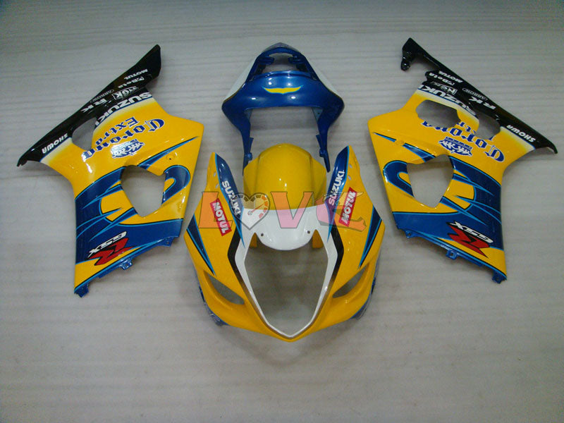 Corona - Yellow Blue Fairings and Bodywork For 2003-2004 GSX-R1000 #LF6039