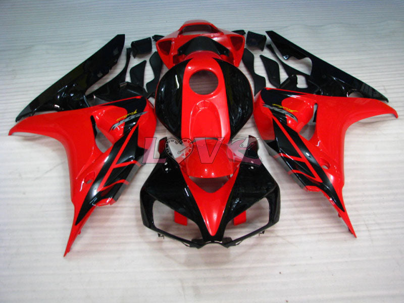Factory Style - Red Black Fairings and Bodywork For 2006-2007 CBR1000RR #LF7200