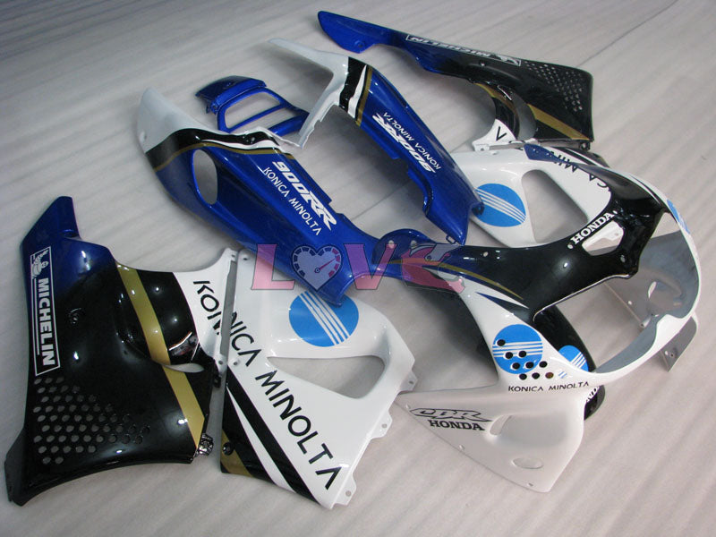 Konica Minolta - Blue White Black Fairings and Bodywork For 1994-1995 CBR900RR #LF3019