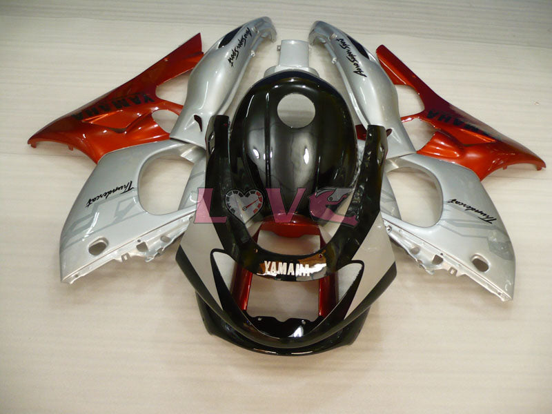 Factory Style - Orange Black Silver Fairings and Bodywork For 1997-2007 YZF600R #LF7950