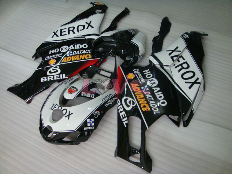 Xerox - White Black Fairings and Bodywork For 2005-2006 999 #LF5487