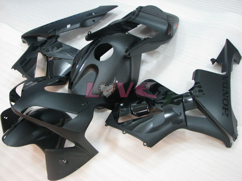 Factory Style - Black Matte Fairings and Bodywork For 2003-2004 CBR600RR #LF4455