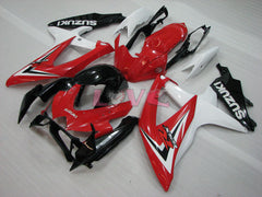 Factory Style - Red White Fairings and Bodywork For 2008-2010 GSX-R600 #LF3976