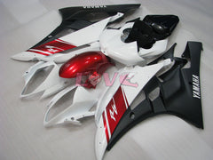 Factory Style - Red White Black Matte Fairings and Bodywork For 2006-2007 YZF-R6 #LF3468