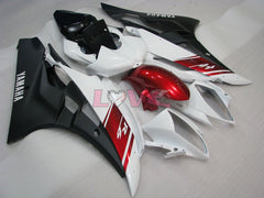 Factory Style - Red White Black Matte Fairings and Bodywork For 2006-2007 YZF-R6 #LF3468