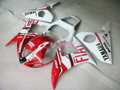 FIAT MOTUL - Red White Fairings and Bodywork For 2005 YZF-R6 #LF3491