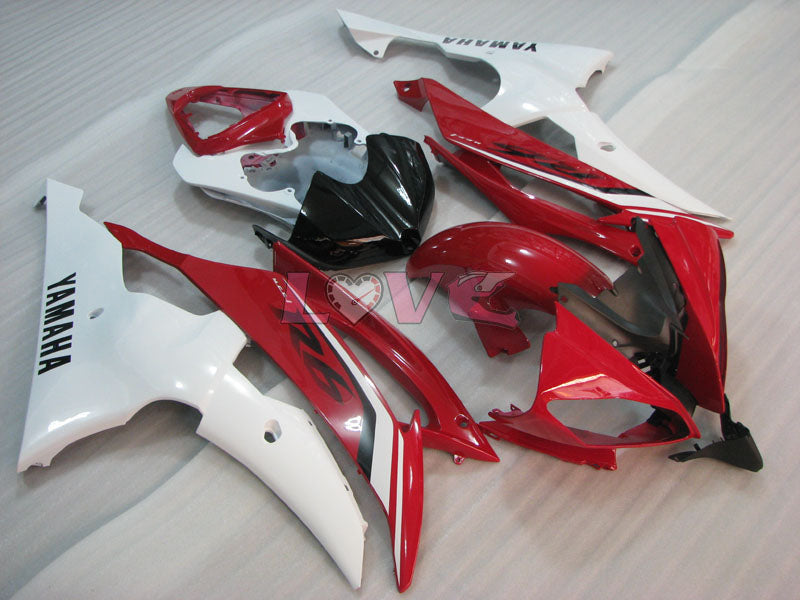 Factory Style - Red White Fairings and Bodywork For 2008-2016 YZF-R6 #LF3385