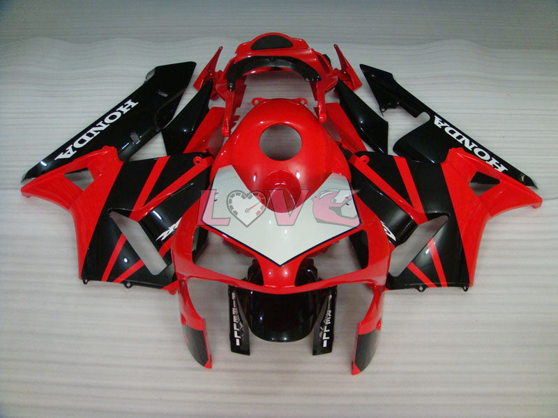 Factory Style - Red Black Fairings and Bodywork For 2003-2004 CBR600RR #LF4443