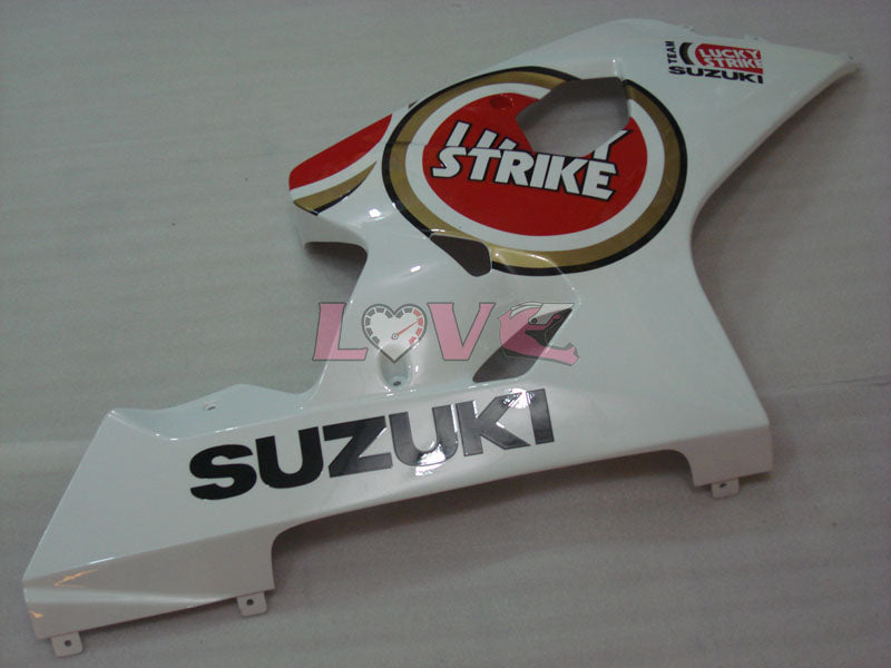 Lucky Strike - Red White Fairings and Bodywork For 2004-2005 GSX-R600 #LF6634