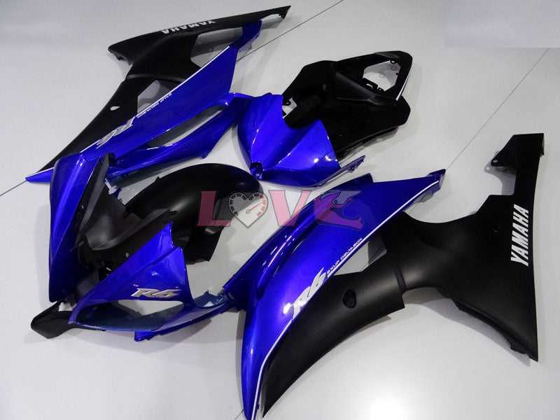 Factory Style - Blue Black Fairings and Bodywork For 2008-2016 YZF-R6 #LF3393