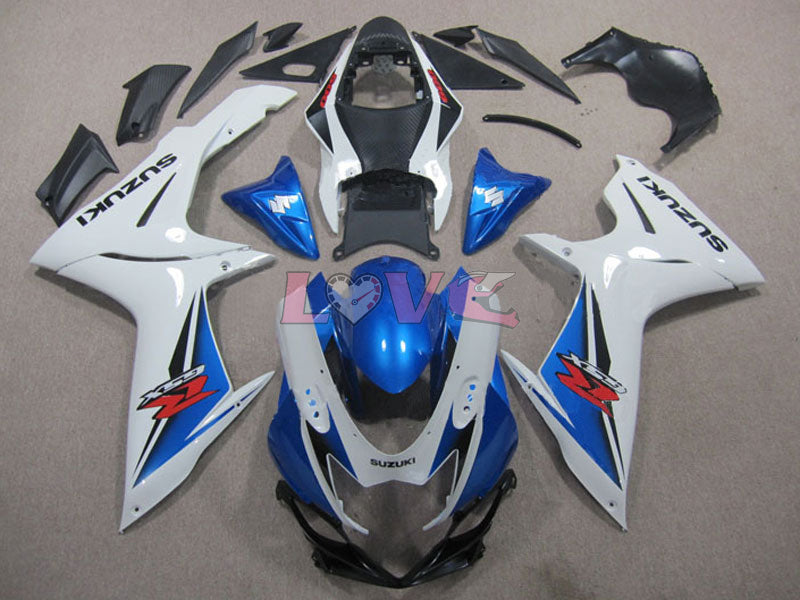 Factory Style - Blue White Fairings and Bodywork For 2011-2026 GSX-R600 #LF6180