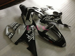 Factory Style Customize - Black Silver Fairings and Bodywork For 2001-2003 CBR600F4i #LF4499