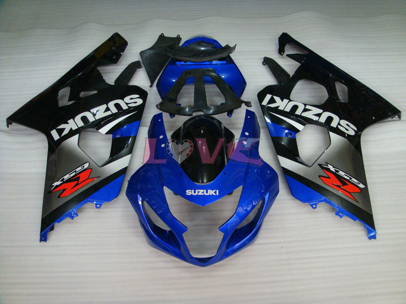 Factory Style - Blue Black Fairings and Bodywork For 2004-2005 GSX-R600 #LF6457