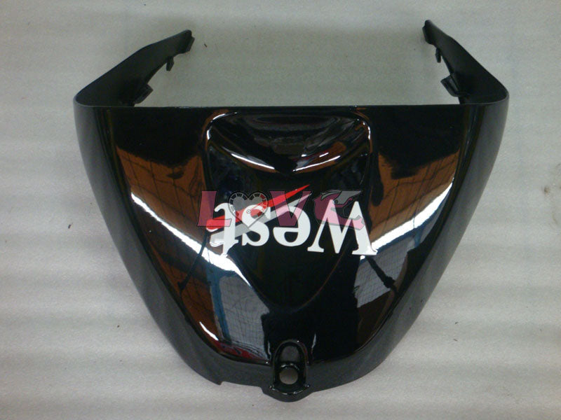 West - White Black Fairings and Bodywork For 2005-2006 NINJA ZX-6R #LF3304