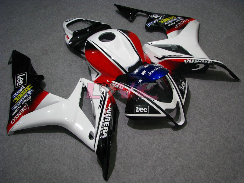 Lee - White Black Fairings and Bodywork For 2007-2008 CBR600RR #LF7453