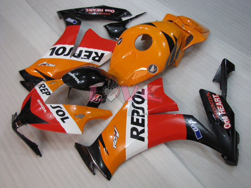 Repsol - Orange Black Fairings and Bodywork For 2012-2016 CBR1000RR #LF4317