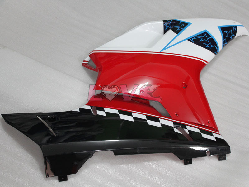 Customize - Red White Black Fairings and Bodywork For 2008-2013 848 #LF3146