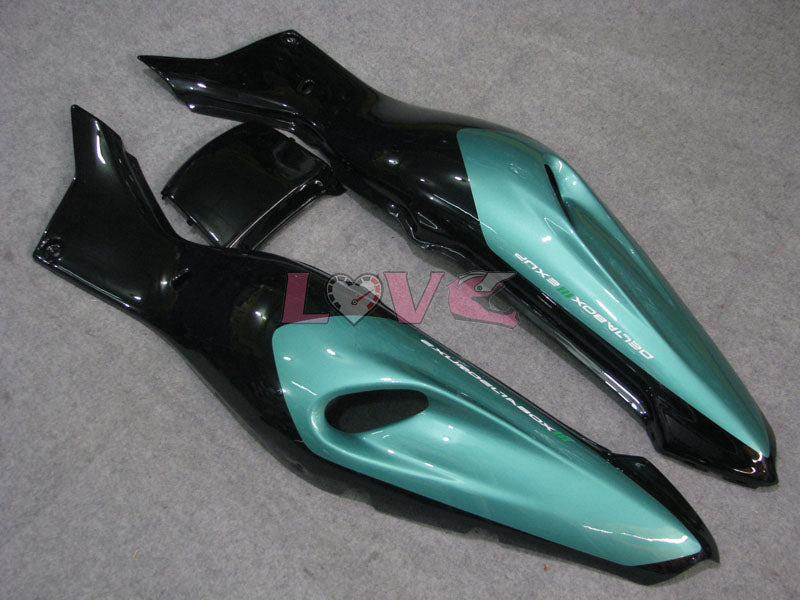 Flame - Cyan Black Fairings and Bodywork For 1997-2007 YZF1000R #LF7908