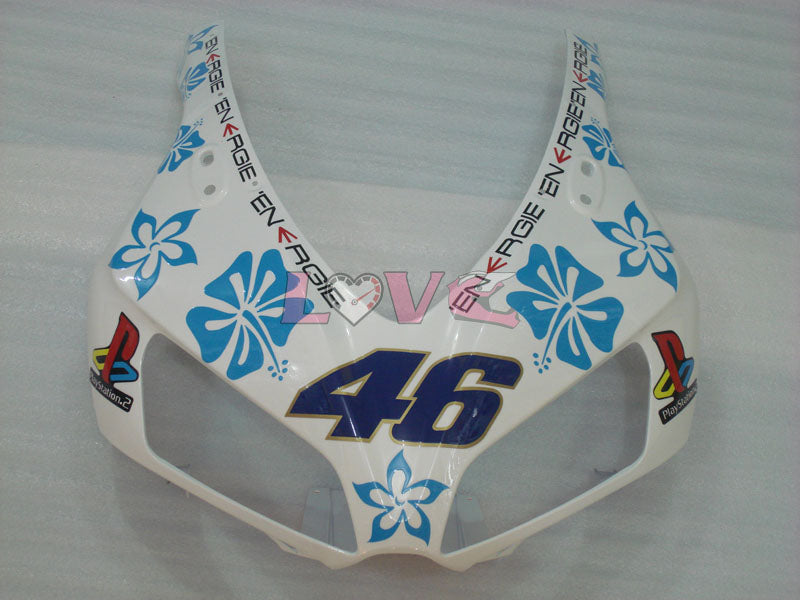 Nastro Azzurro - Blue White Fairings and Bodywork For 2006-2007 CBR1000RR #LF7208