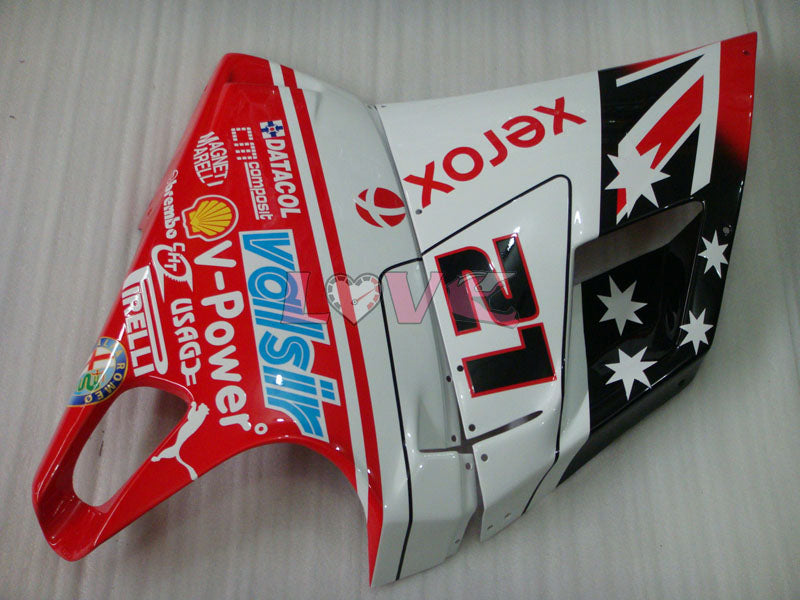 Xerox - Red White Fairings and Bodywork For 2002-2004 998 #LF5544