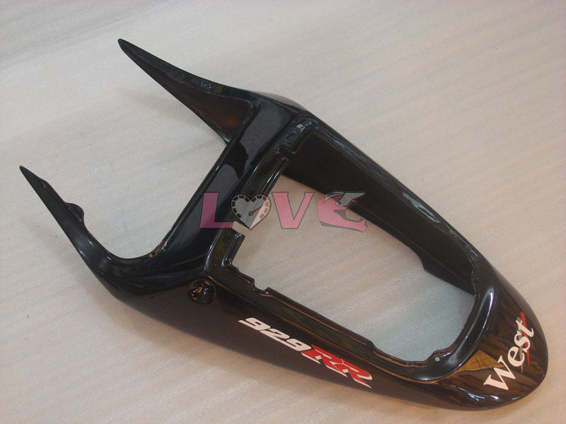 West - White Black Fairings and Bodywork For 2000-2001 CBR929RR #LF5186