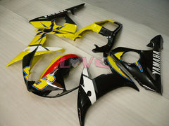 Factory Style - Yellow Black Fairings and Bodywork For 2003-2004 YZF-R6 #LF6910