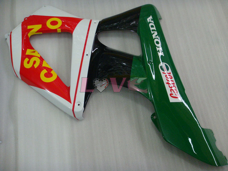 San Carlo - Red White Fairings and Bodywork For 2000-2001 CBR929RR #LF5187