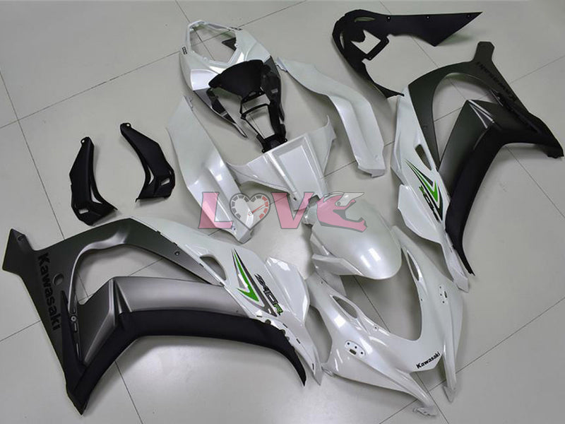 Factory Style - Grey White Fairings and Bodywork For 2016-2020 Ninja ZX-10R #LF7841