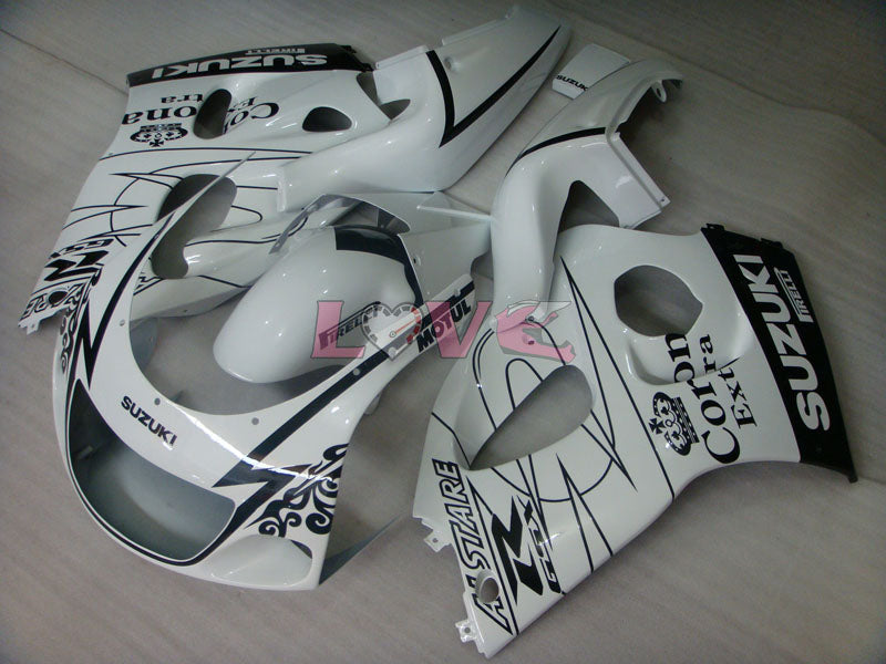 Corona MOTUL - White Black Fairings and Bodywork For 1997-2000 GSX-R600 #LF4970