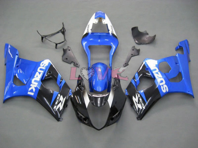 Factory Style - Blue Black Fairings and Bodywork For 2003-2004 GSX-R1000 #LF5962