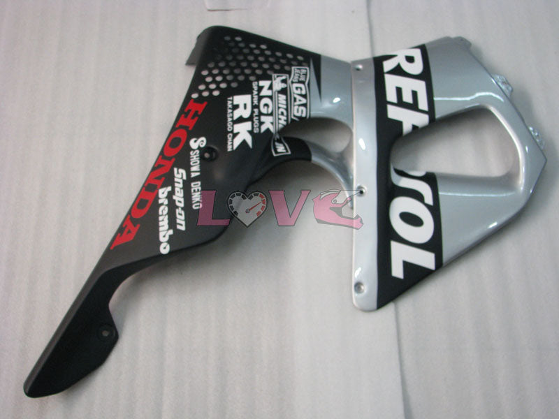Repsol - Black Silver Fairings and Bodywork For 1994-1995 CBR900RR #LF3016