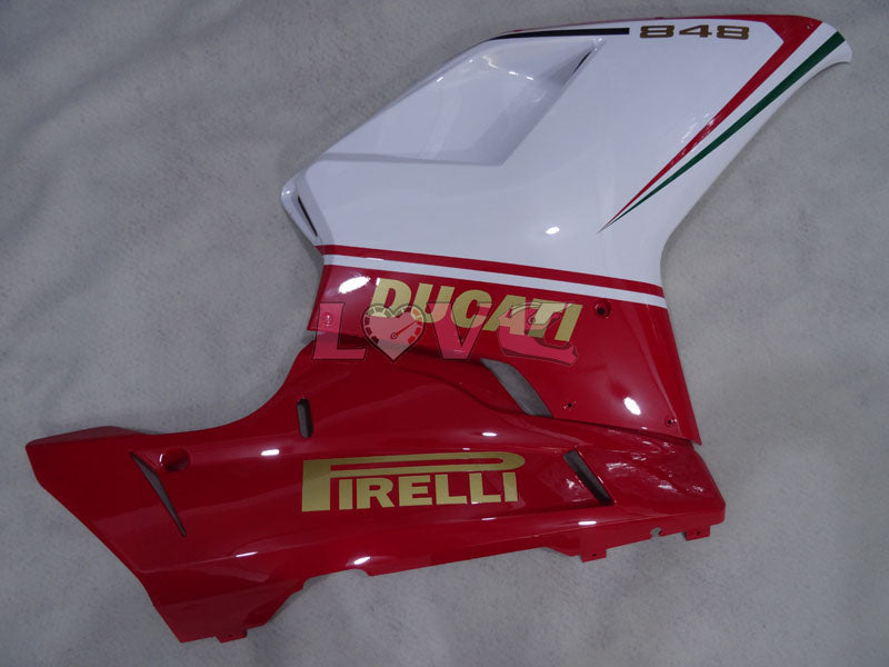 PIRELLI - Red White Fairings and Bodywork For 2008-2013 848 #LF3153