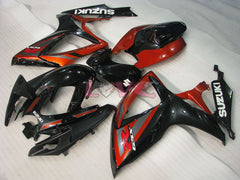 Factory Style - Red Black Fairings and Bodywork For 2006-2007 GSX-R600 #LF6265