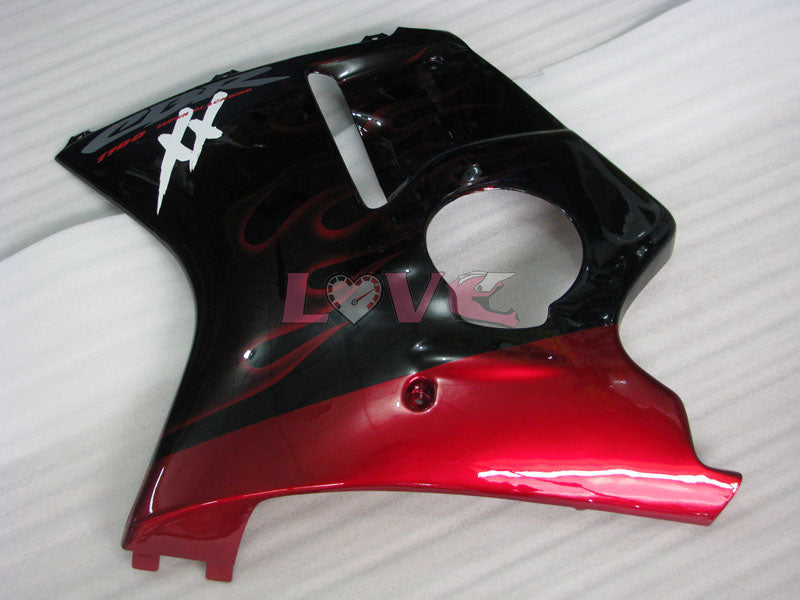 Flame - Red Black Fairings and Bodywork For 1996-2007 CBR1100XX #LF5135