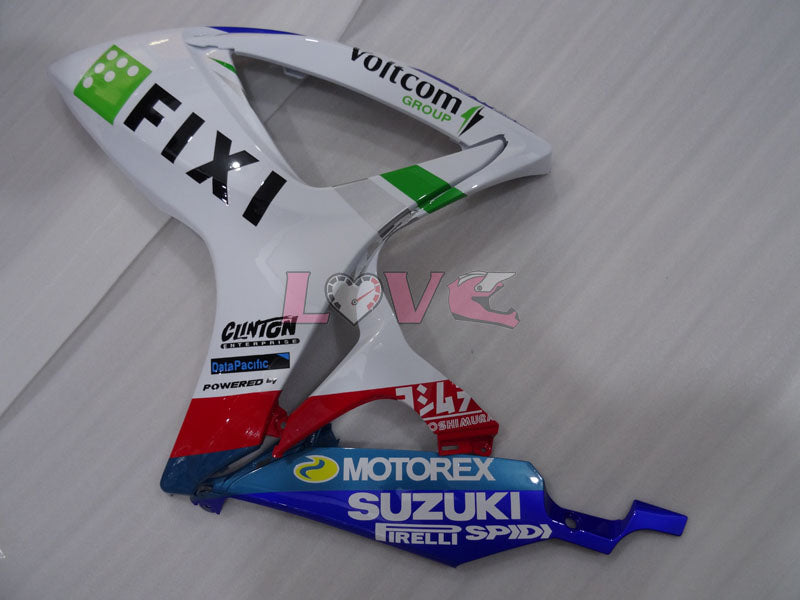 FIXI - Blue White Fairings and Bodywork For 2006-2007 GSX-R750 #LF4017