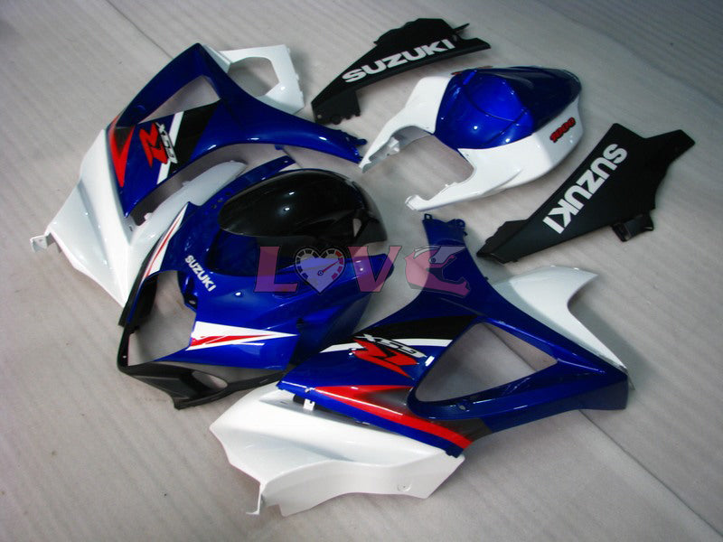 Factory Style - Blue White Fairings and Bodywork For 2007-2008 GSX-R1000 #LF5056