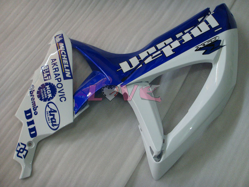 Jordan - Blue White Fairings and Bodywork For 2008-2010 GSX-R750 #LF6390