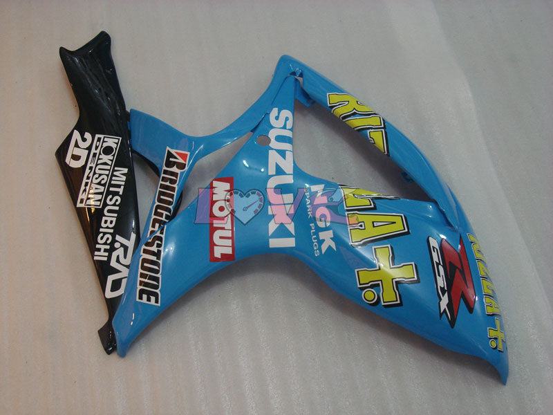 MOTUL Rizla+ - Blue Black Fairings and Bodywork For 2006-2007 GSX-R600 #LF6254