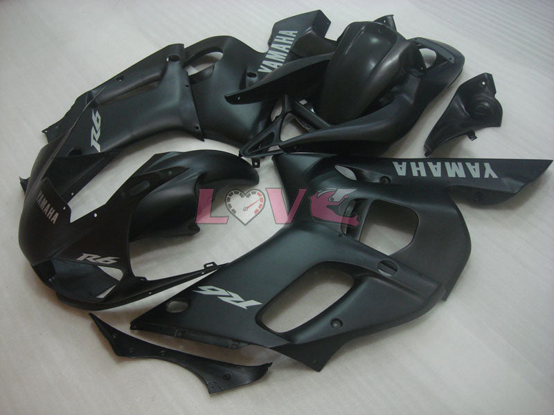 Factory Style - Black Matte Fairings and Bodywork For 1998-2002 YZF-R6 #LF3381