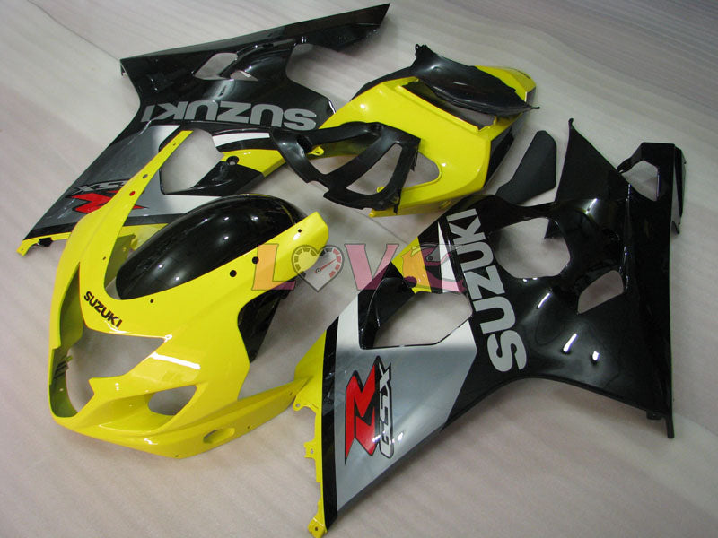 Factory Style - Yellow Black Fairings and Bodywork For 2004-2005 GSX-R750 #LF6615