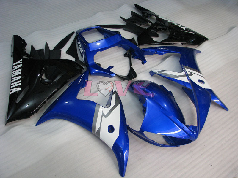 Factory Style - Blue Black Fairings and Bodywork For 2005 YZF-R6 #LF3484