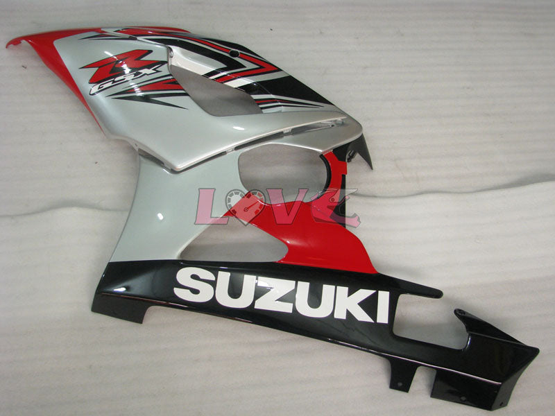 Factory Style - Red Silver Fairings and Bodywork For 2005-2006 GSX-R1000 #LF3847