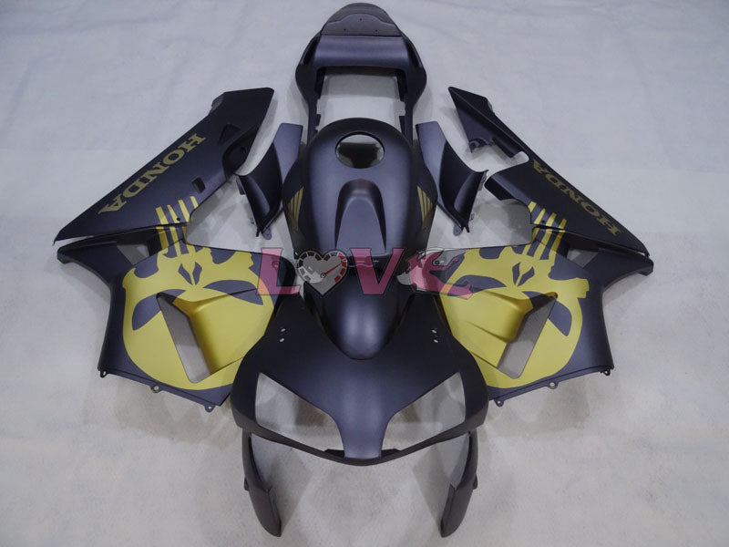 Factory Style - Black Matte Fairings and Bodywork For 2003-2004 CBR600RR #LF4451