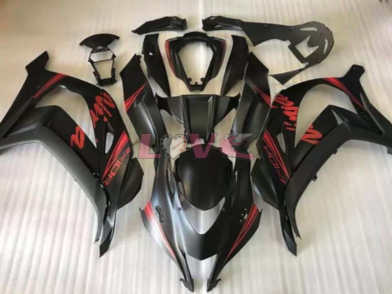 Others - Red Black Matte Fairings and Bodywork For 2016-2020 Ninja ZX-10R #LF7843