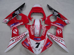 FIAMM - Red White Fairings and Bodywork For 2003-2004 YZF-R6 #LF3570