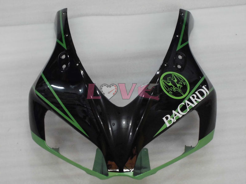 BACARDI - Green Black Fairings and Bodywork For 2006-2007 CBR1000RR #LF4383
