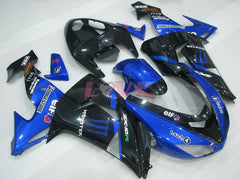 Monster - Blue Black Fairings and Bodywork For 2006-2007 NINJA ZX-10R #LF3261