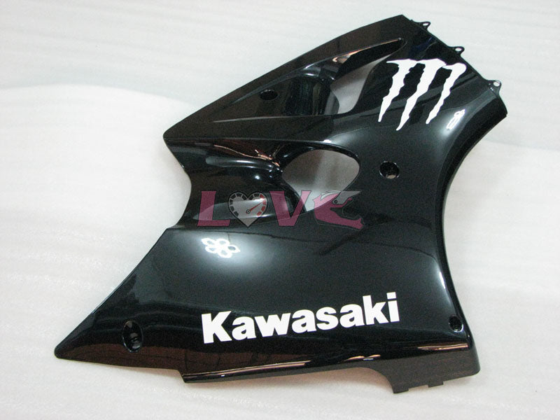 Monster - Black Fairings and Bodywork For 2000-2002 NINJA ZX-6R #LF3333